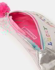 Girls Cowboy Metallic Bum Bag, , large