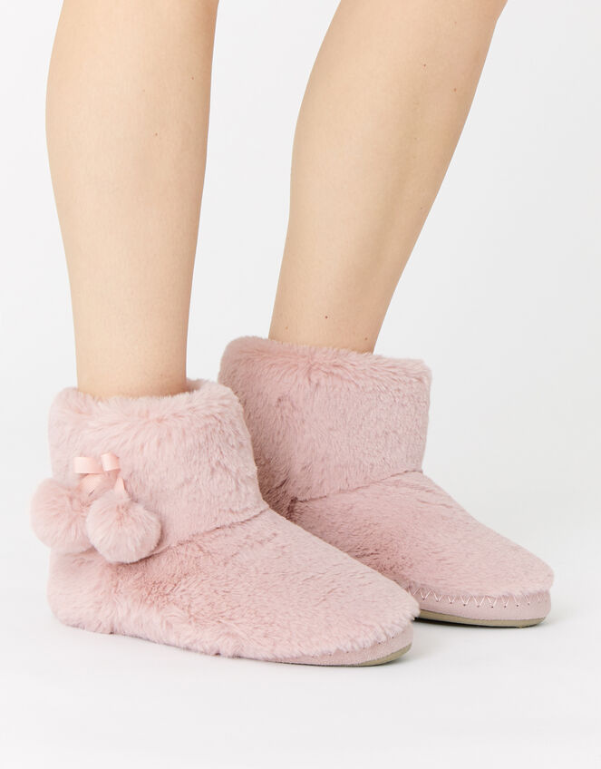 Super-Soft Slipper Boots, Pink (PINK), large