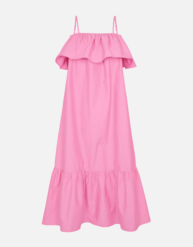 Bardot Poplin Maxi Dress, Pink (PINK), large