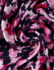 Blurred Floral Blanket Scarf, , large