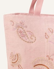 Embroidered Shell Beach Tote , , large