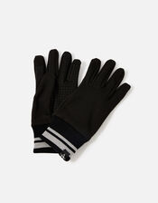 Active Gloves with Recycled Polyester, Black (BLACK), large
