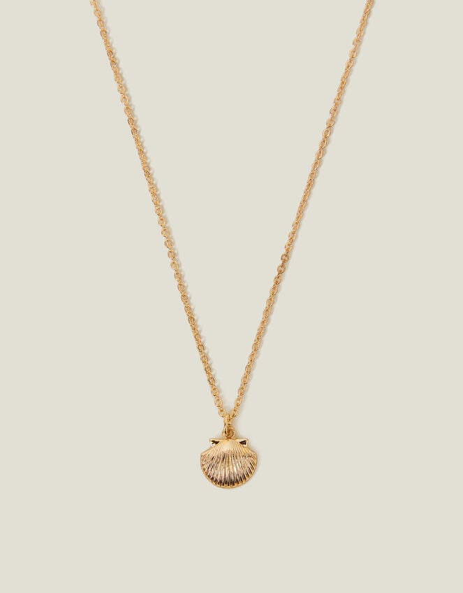 Shell Pendant Necklace, , large