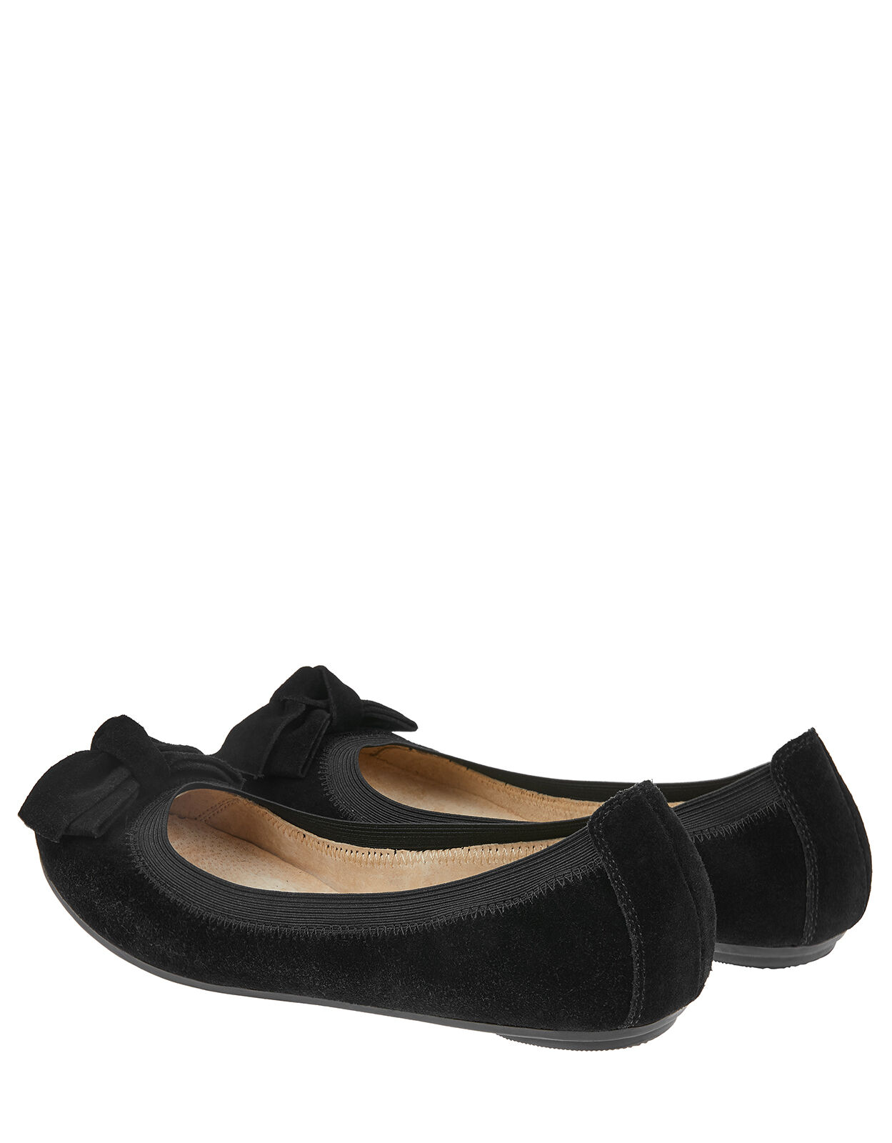 Suede ballerina hotsell flats