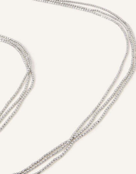 Beaded Chain Layered Necklace , , large