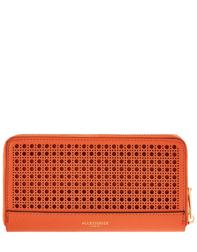 Laser Cut Zip-Around Wallet, , large