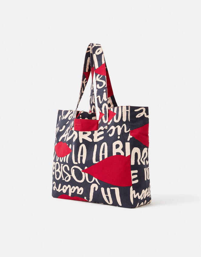 Bisou Lips Shopper Bag, , large