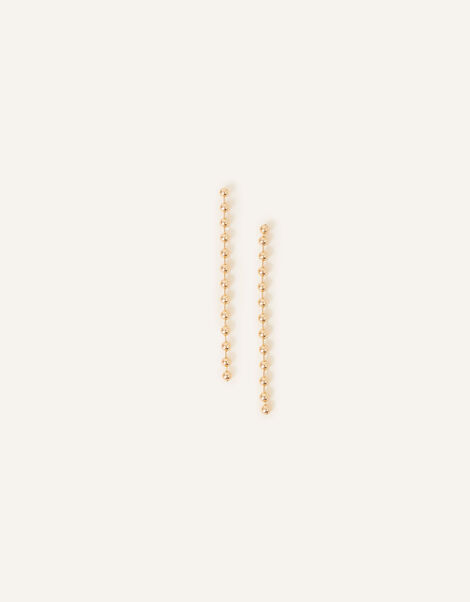 Bead Long Drop Earrings, , large