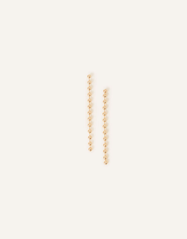 Bead Long Drop Earrings, , large