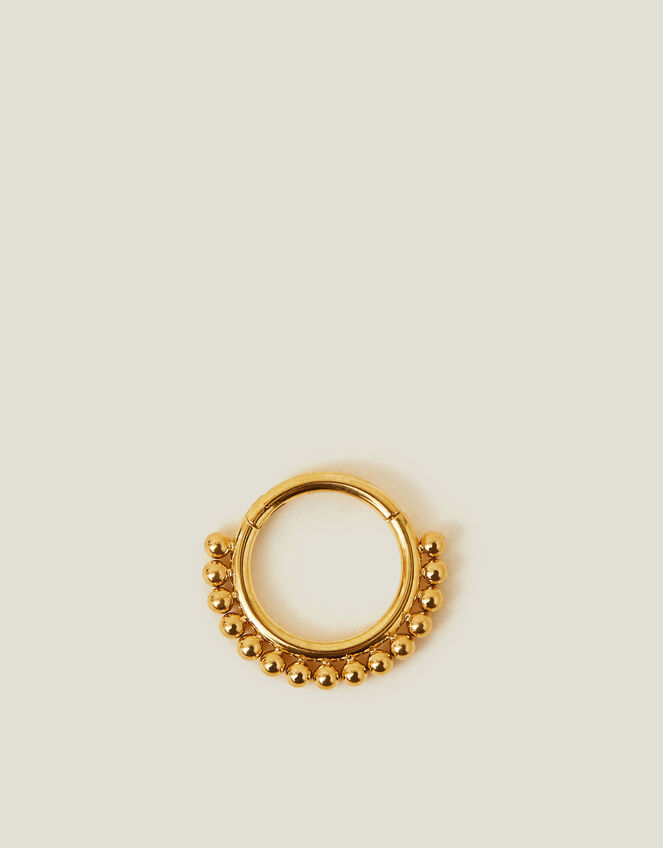 14ct Gold-Plated Surgical Steel Septum Hoop, , large