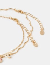 2-Pack Gemstone Pendant Necklaces, , large