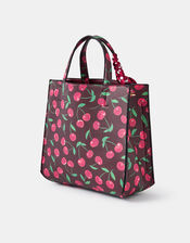 Cherry Print Handbag, , large