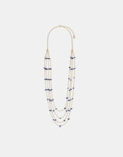Stone Station Layered Necklace, , large