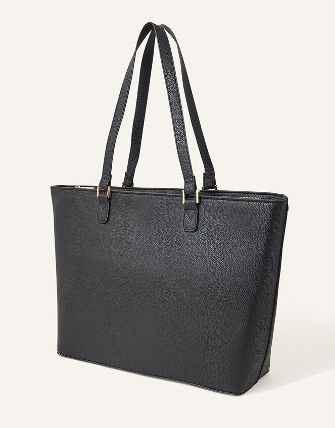 Metal Detail Laptop Tote Bag, , large