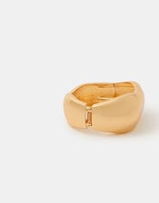 Chunky Cuff Bracelet, Gold (GOLD), large