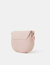 Girls Glitter Appliqu&eacute; Floral Bag, , large