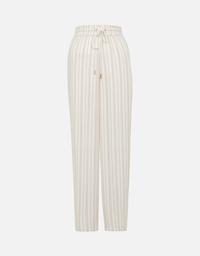 Striped Beach Trousers, Tan (TAN), large