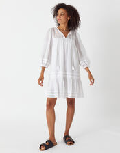 Lace Insert Cover Up Dress, Ivory (IVORY), large