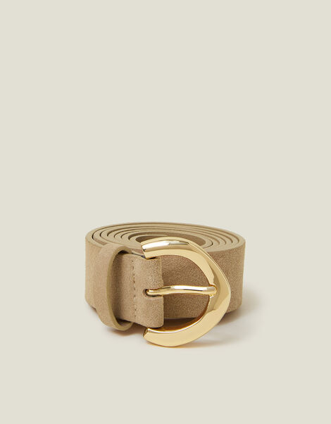 Suede Belt, Mink (MINK), large
