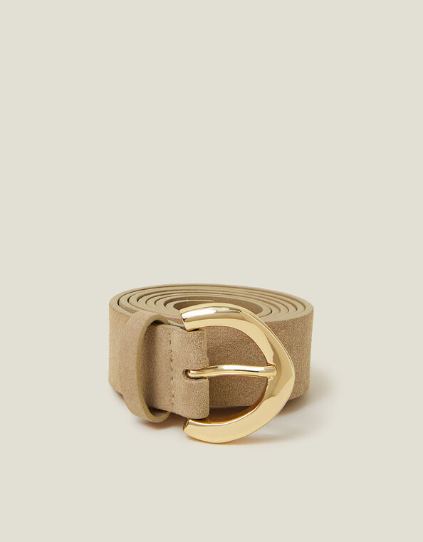 Suede Belt, Mink (MINK), large