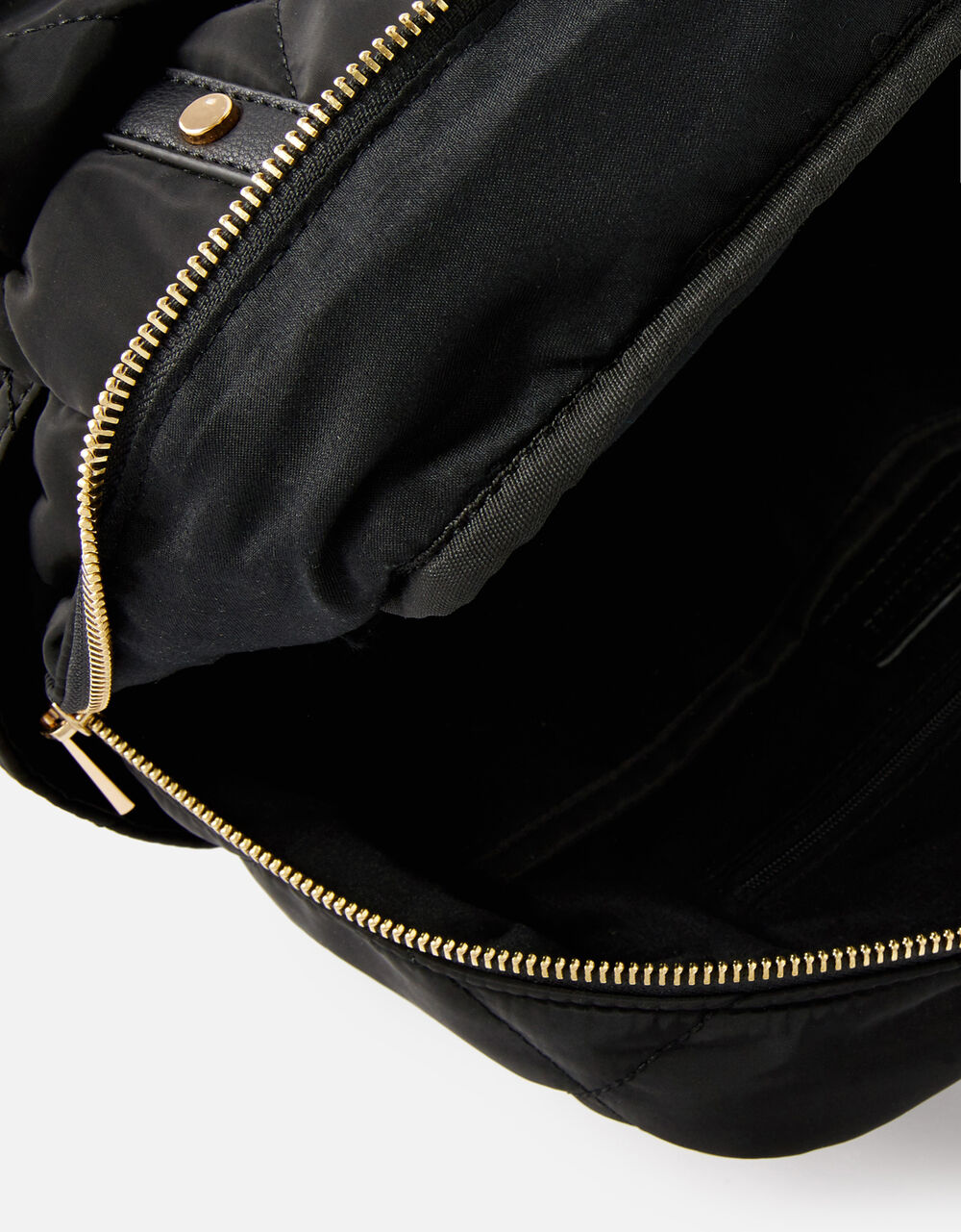 Quilted Vegan Leather Backpack