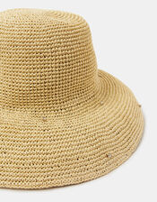Diamant&eacute; Straw Bucket Hat, , large