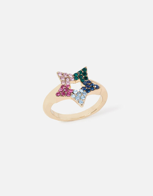 New Decadence Pave Star Ring, Multi (BRIGHTS-MULTI), large