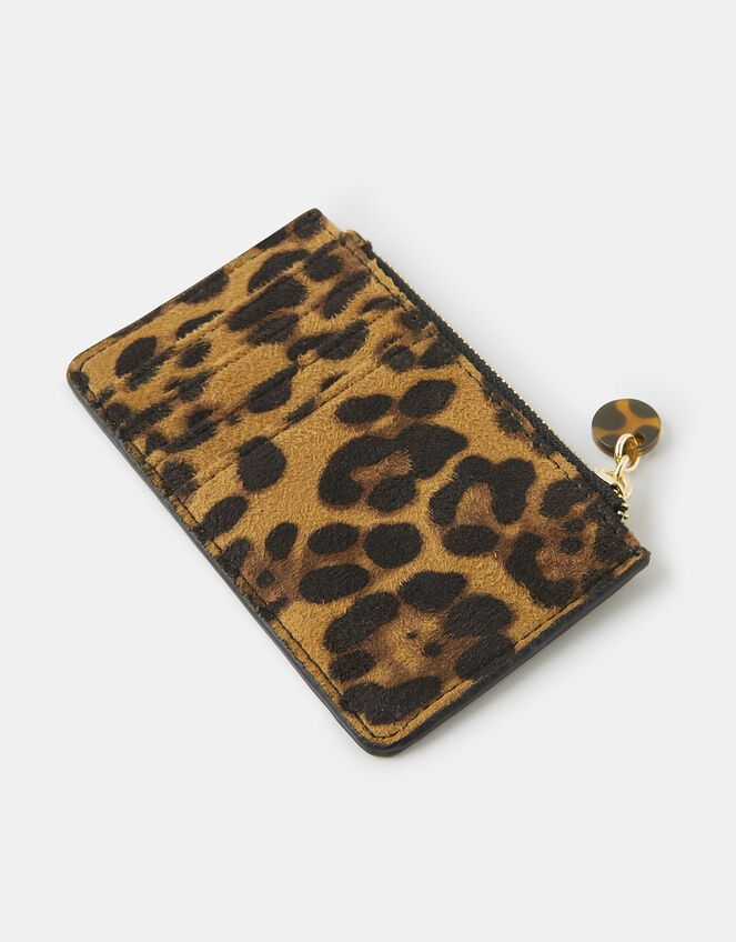 Shoreditch Leopard Card Holder, , large
