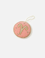 Embellished Star Sign Hanging Decoration, Pink (PINK), large