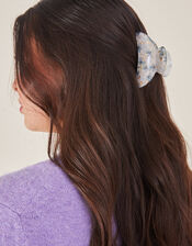 Floral Resin Claw Clip, , large