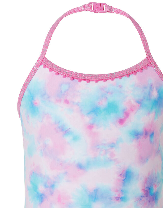 Tie Dye Swimsuit, Pink (PINK), large