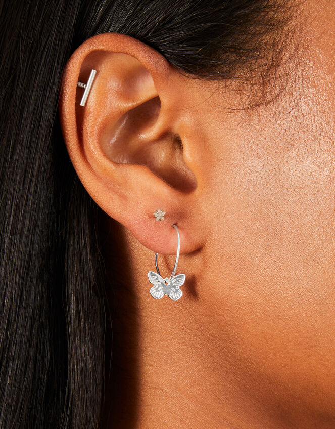 3-Pack Butterfly Hoops, , large