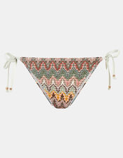 Crochet Tie Side Bikini Bottoms, Natural (NEUTRAL), large