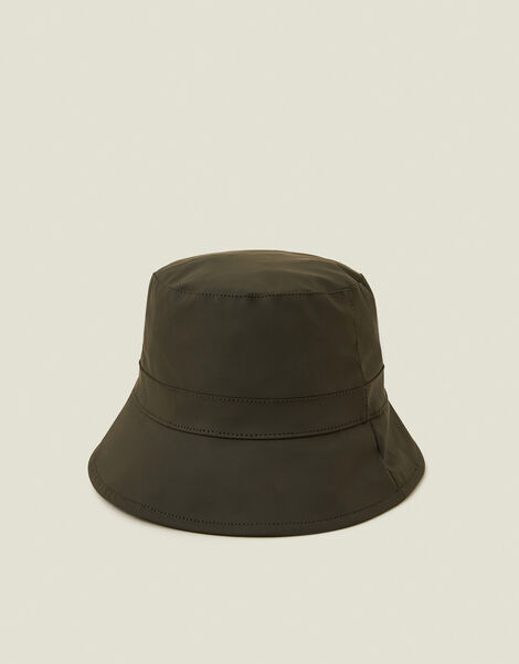Water-Resistant Rain Hat, Green (KHAKI), large