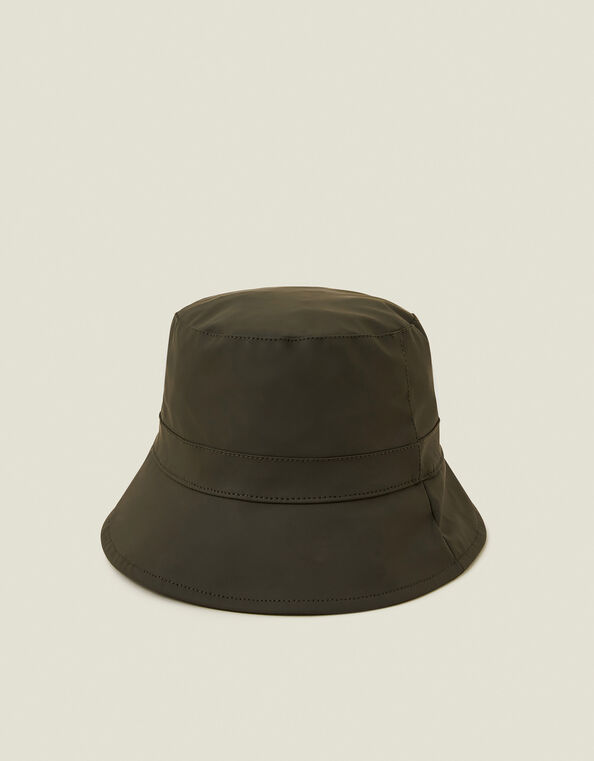 Water-Resistant Rain Hat, Green (KHAKI), large