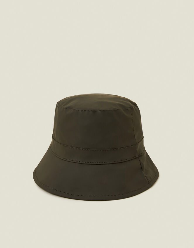 Water-Resistant Rain Hat, Green (KHAKI), large
