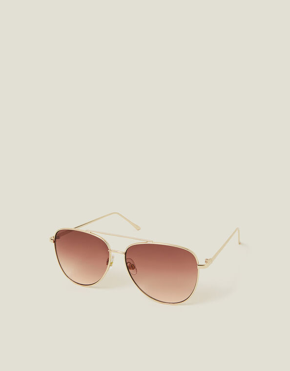 Metal Aviator Sunglasses, , large