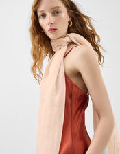 Stitch Detail Lightweight Scarf, , large