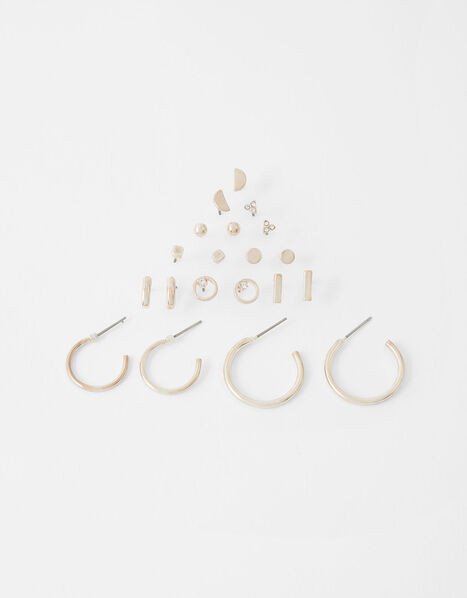 Stud and Hoop Multipack with Recycled Metal, , large