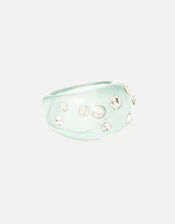 Crystal Jelly Ring, Green (GREEN), large
