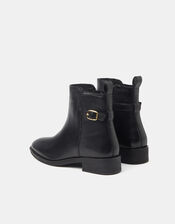 Leather Chelsea Boots, Black (BLACK), large