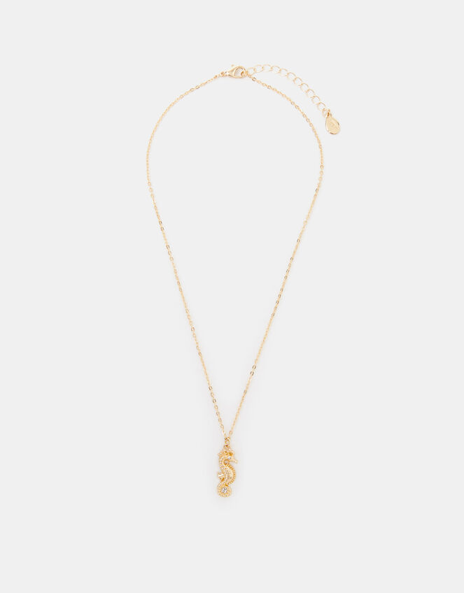 Seahorse Pendant Necklace, , large