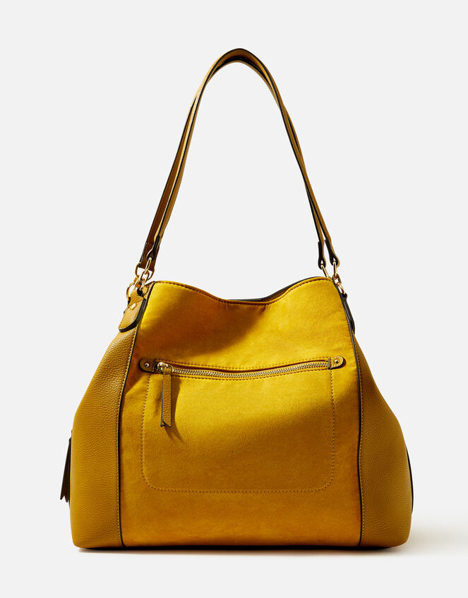 Brooklyn Casual Shoulder Bag, Yellow (OCHRE), large