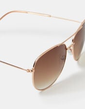 Metal Aviator Sunglasses, , large