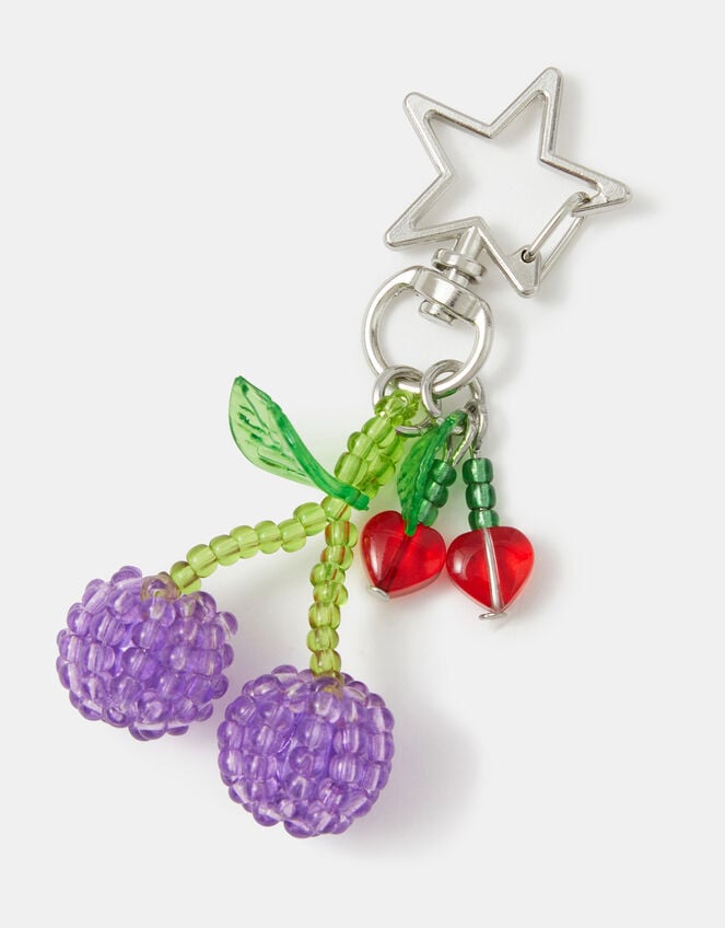 Mini Beaded Fruit Charm, , large