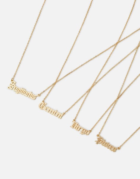 Constellation Pendant Necklace, Gold (GOLD), large