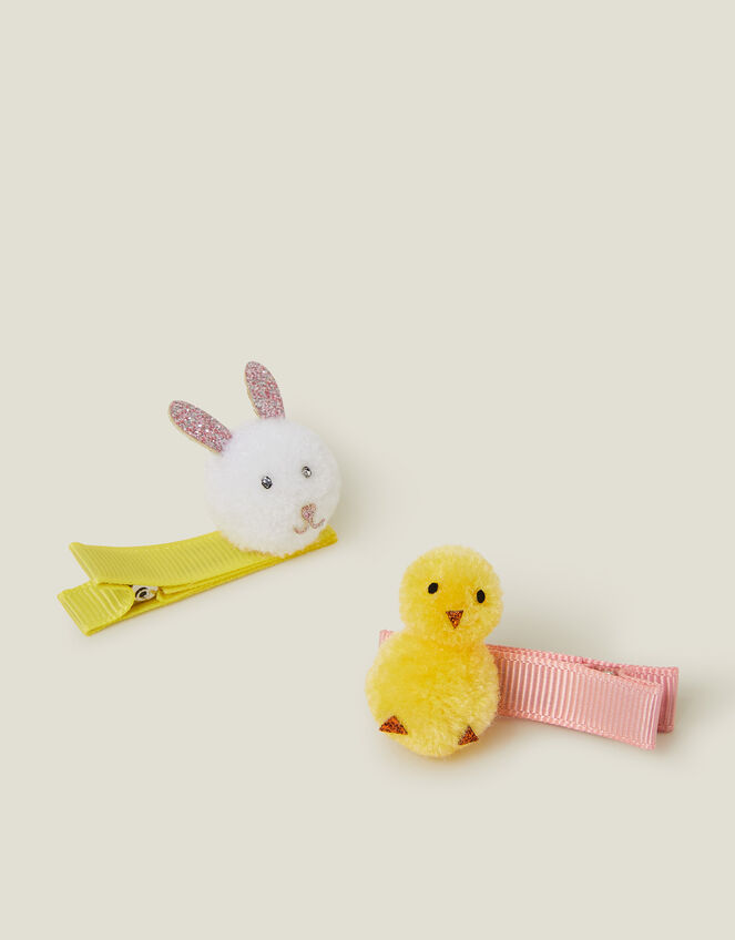 2-Pack Girls Easter Hair Clips, , large