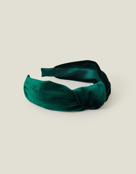 Knot Velvet Headband, , large