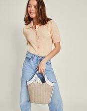 Woven Handbag, , large