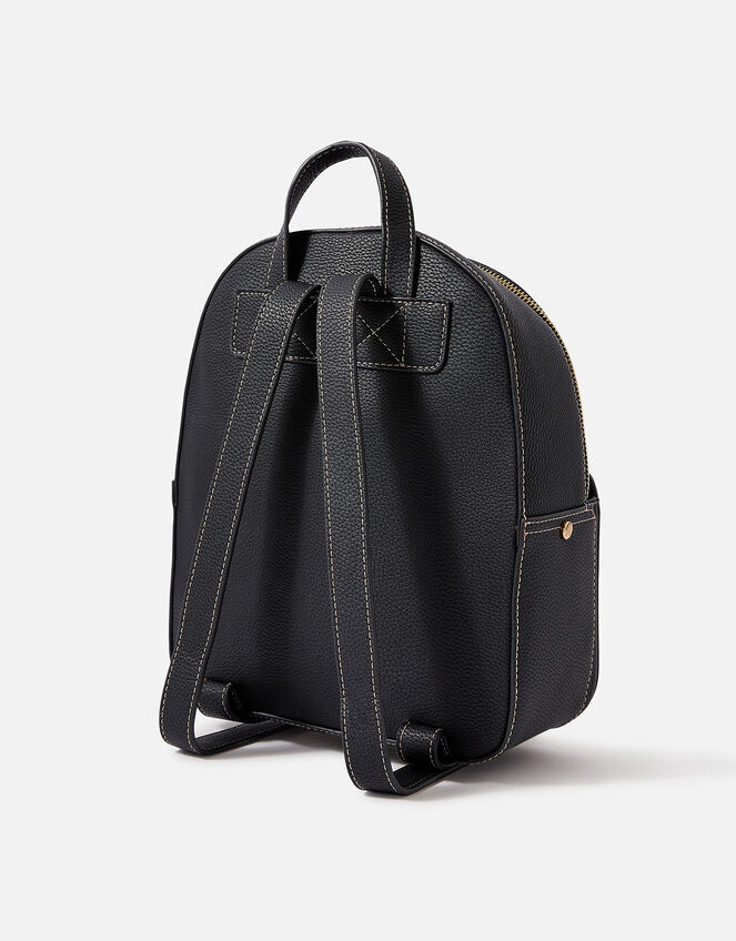 Mini Zip Around Backpack, Black (BLACK), large